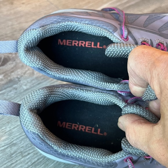 Merrell Siren Edge 3 Hiking Shoes Gray Lilac Womens 7 UK 4.5 EU 37.5 - Picture 6 of 8